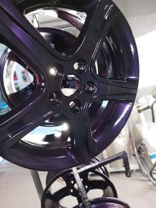 Alloy wheels respray